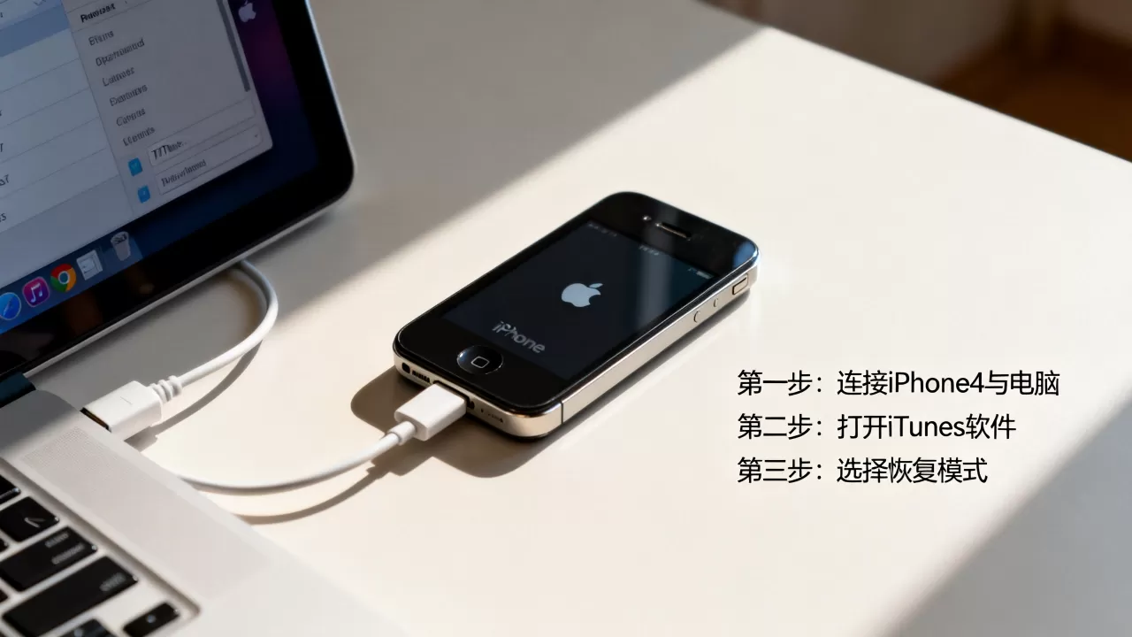 iPhone4刷机教程，iPhone4刷机教程