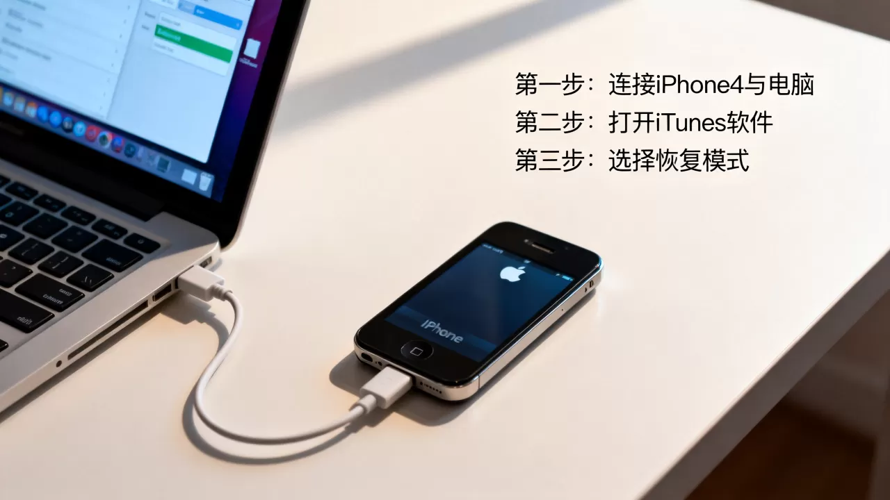 iPhone4刷机教程，iPhone4刷机教程