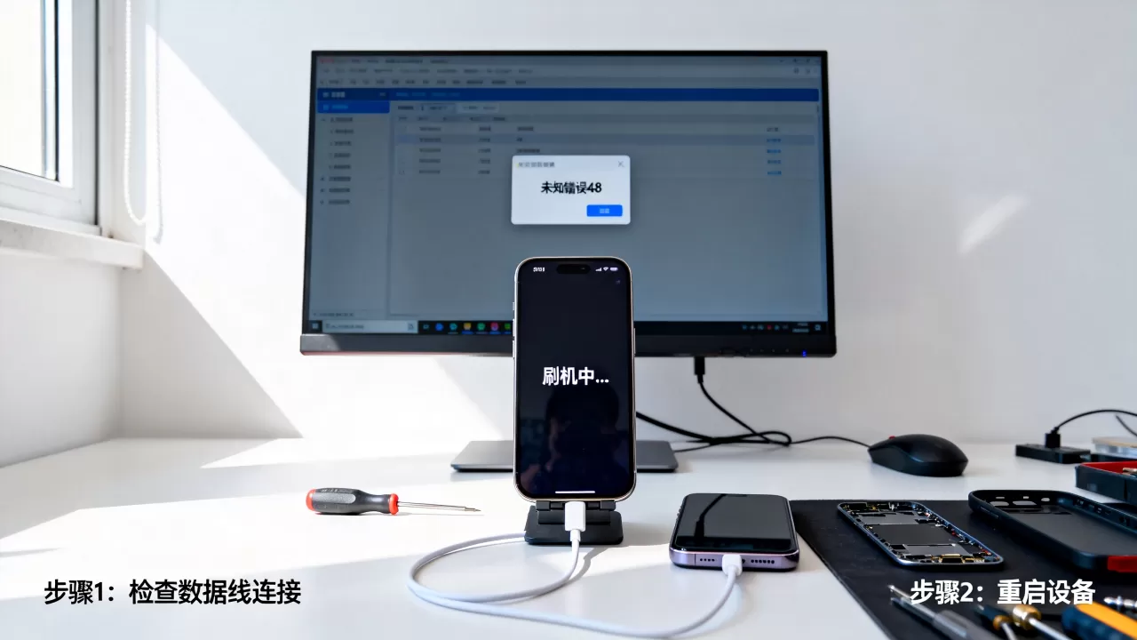 刷机出现未知错误48怎么办，刷机错误48解决方法