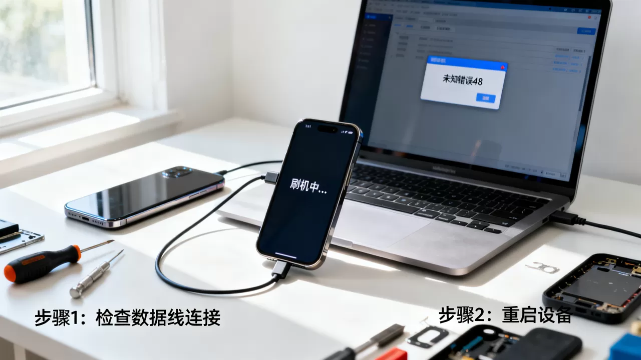 刷机出现未知错误48怎么办，刷机错误48解决方法