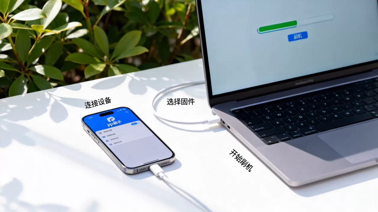 pp助手苹果刷机教程，苹果刷机教程