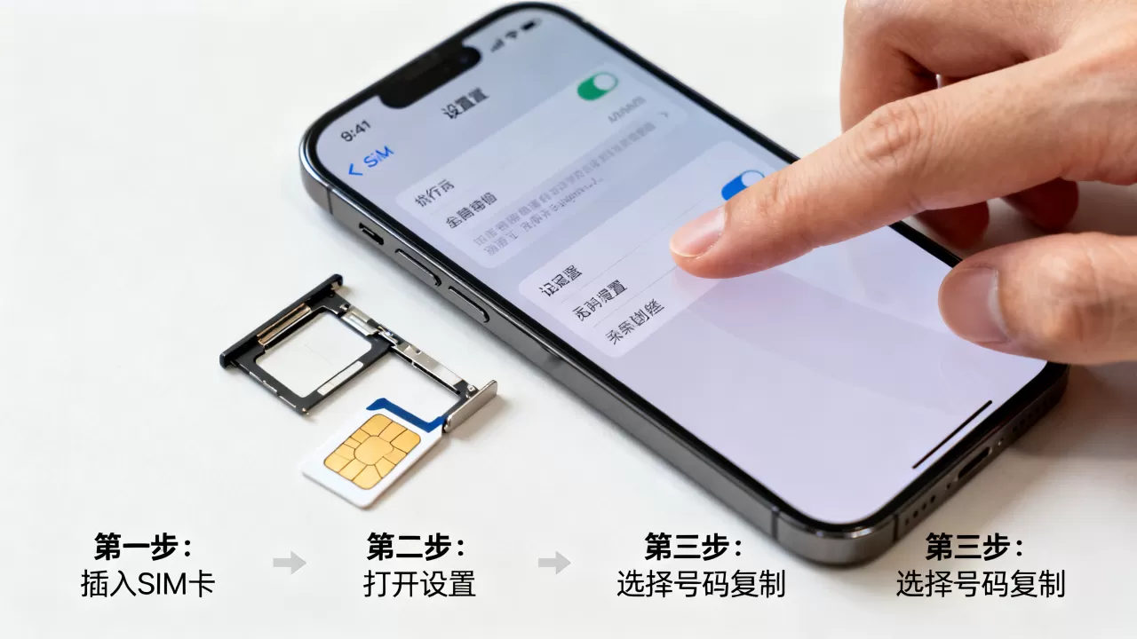 iphone号码怎么复制到sim卡，iphone号码复制到sim