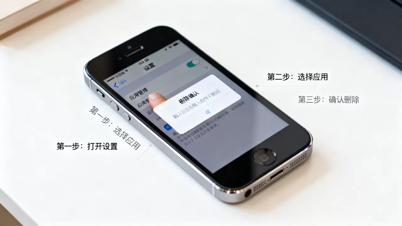 iPhone5s删除其他应用怎么操作，iPhone5s删除其他