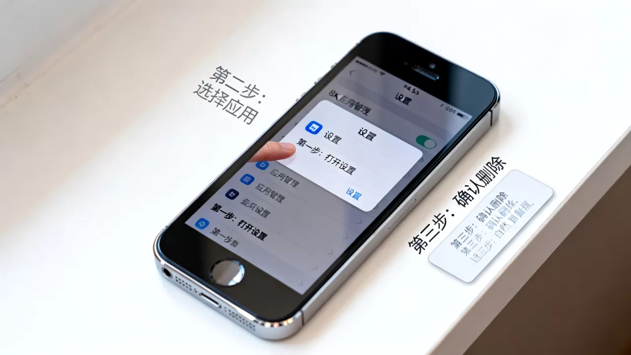 iPhone5s删除其他应用怎么操作，iPhone5s删除其他