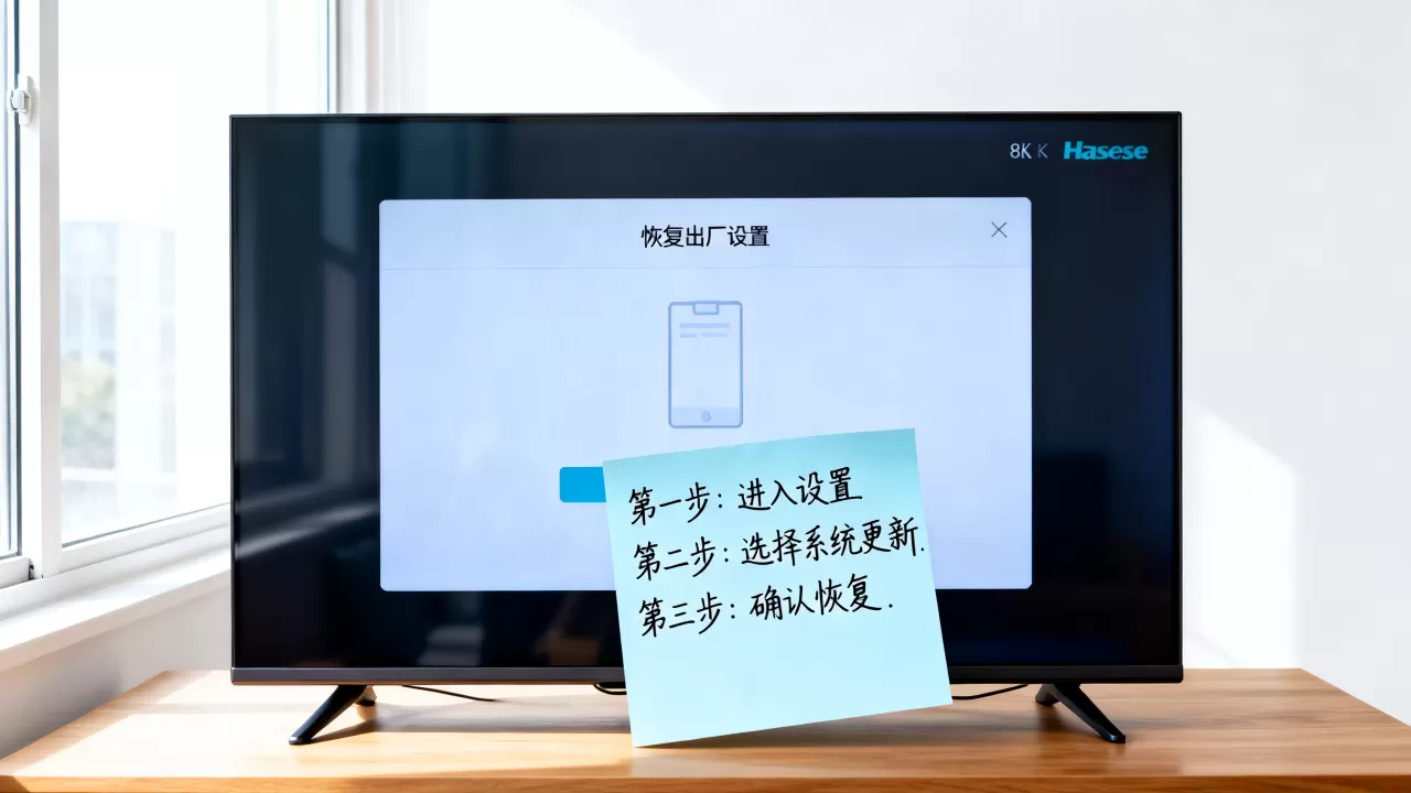 海信电视重新刷机教程，海信电视怎么恢复出厂设置