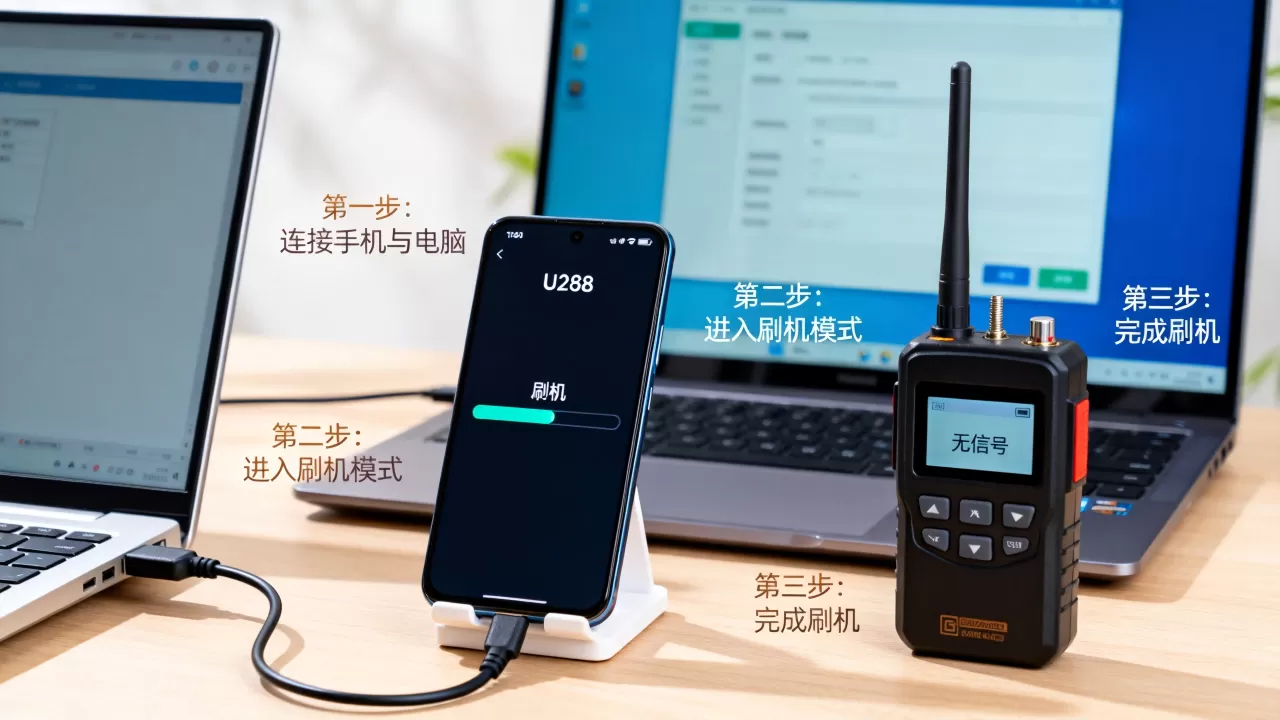 u288刷机教程，u288刷机后没信号
