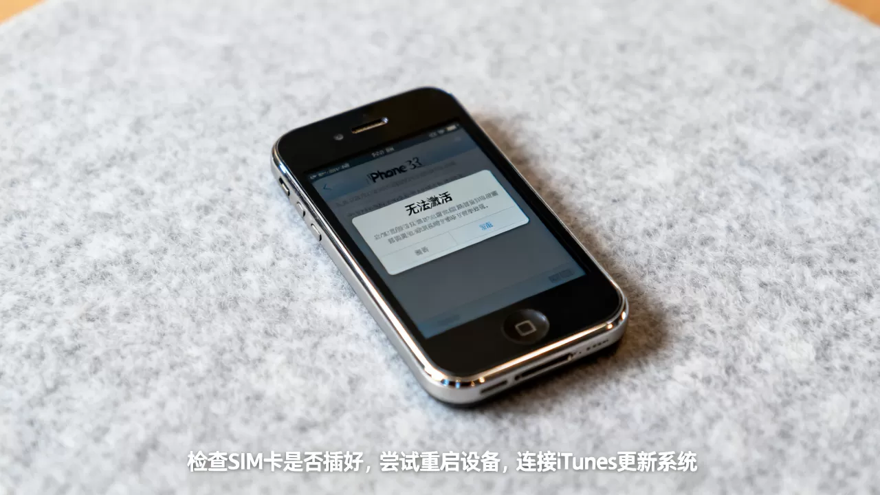 iphone3gs无法激活怎么办，iphone3gs无法激活