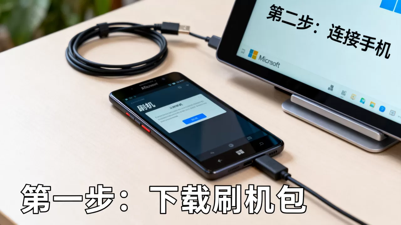 微软手机刷机包怎么刷，微软手机刷机包