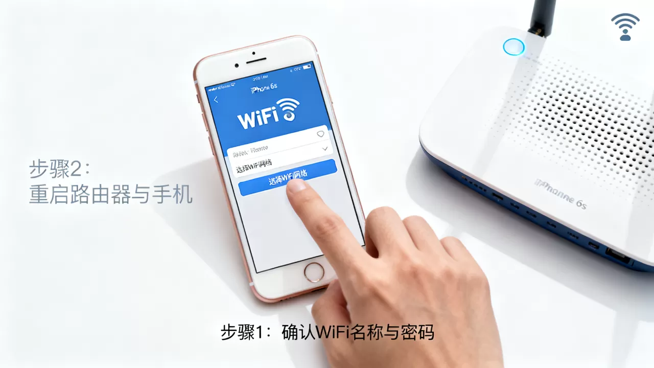 iphone6s 链接wifi 怎么连不上，iphone6s连不上wifi怎么办