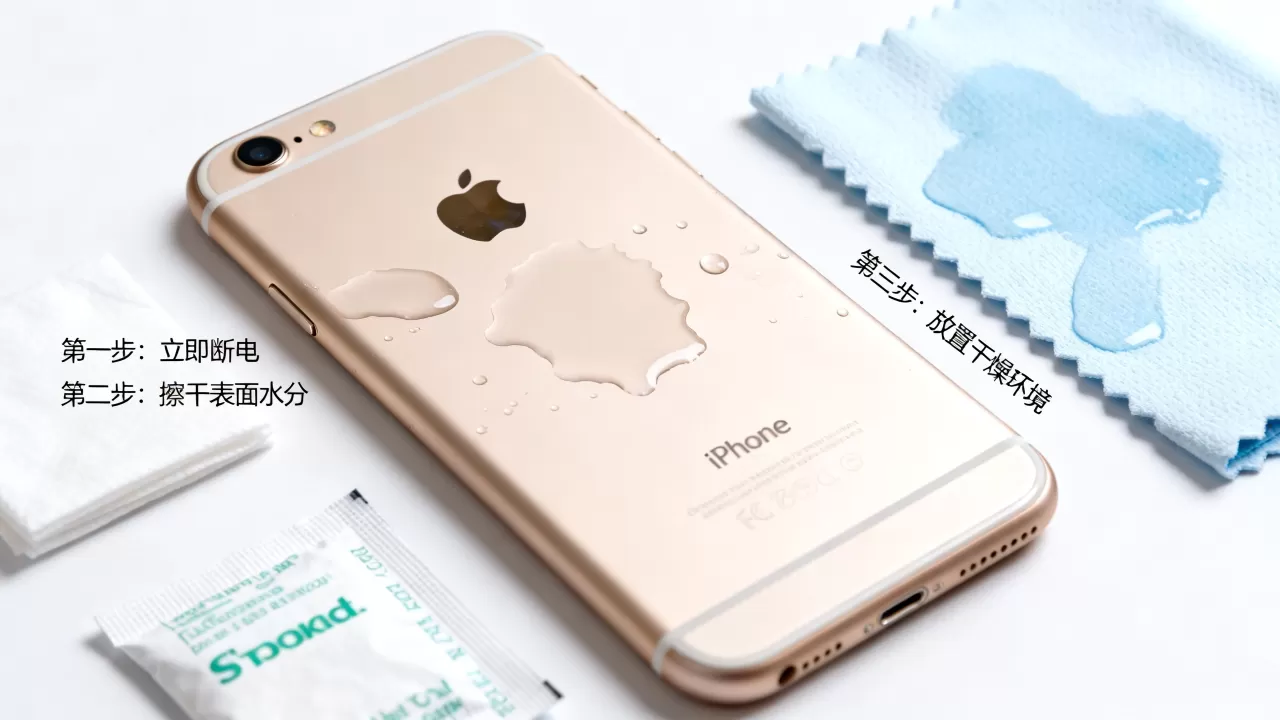iphone6s进水后无法充电怎么办？进水充不进电