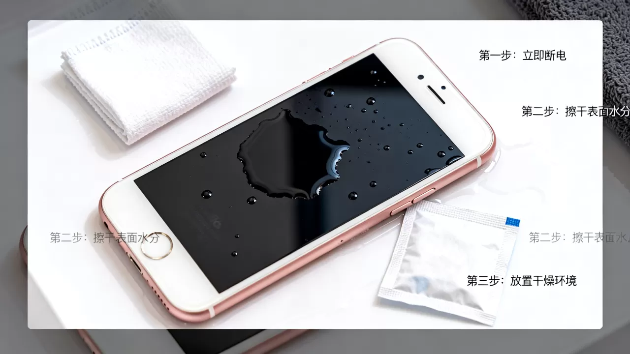 iphone6s进水后无法充电怎么办？进水充不进电