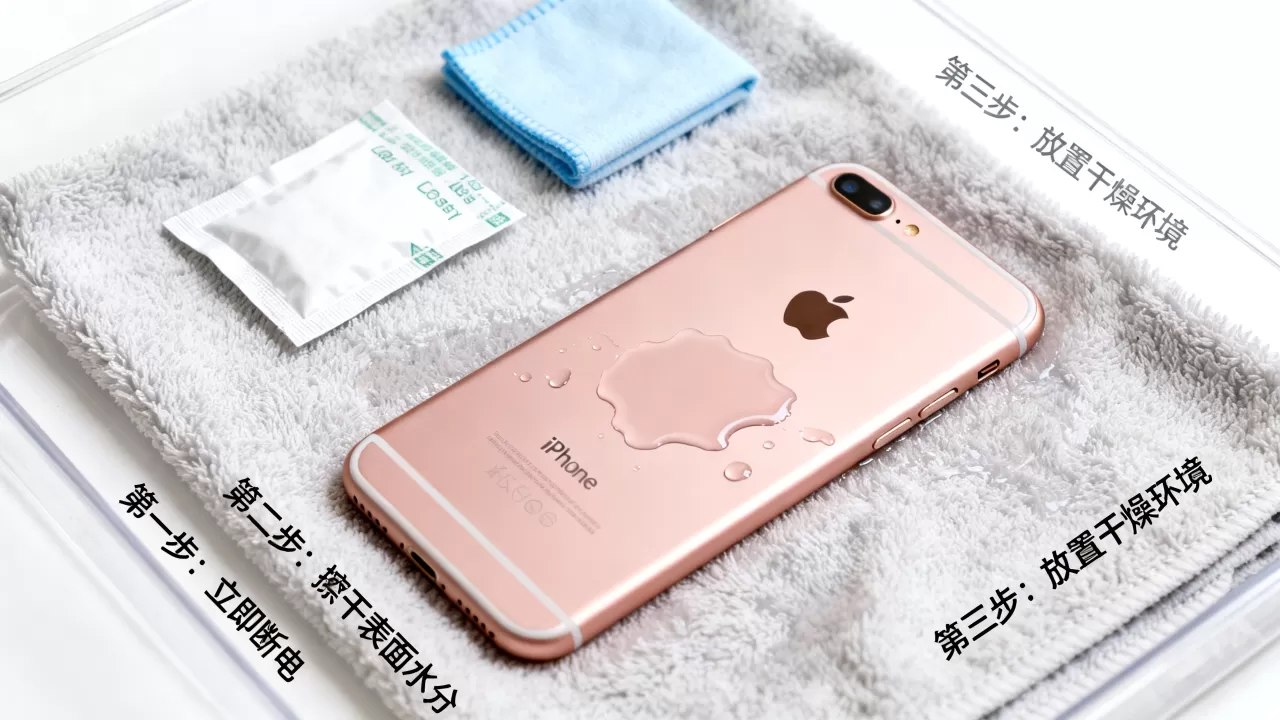 iphone6s进水后无法充电怎么办？进水充不进电