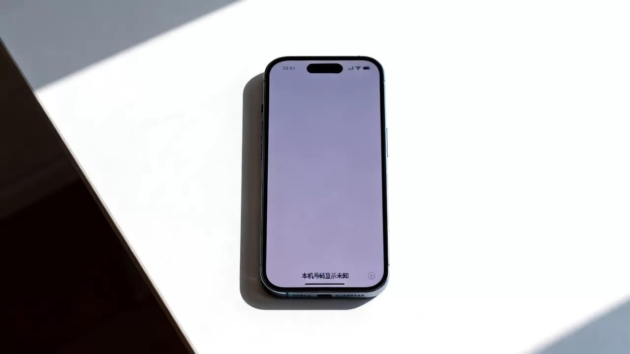 iphone本机号码显示未知怎么回事，iphone本机号码显示未知