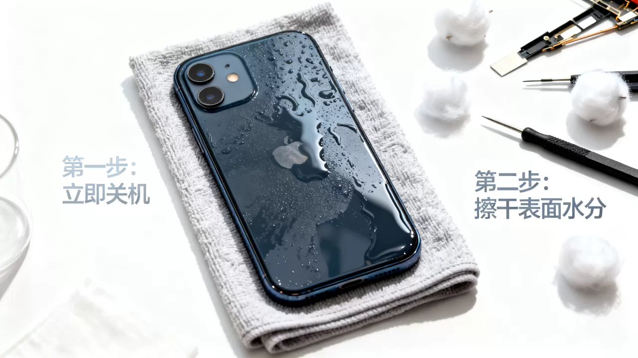 iphone屏幕进水怎么办，手机进水屏幕失灵