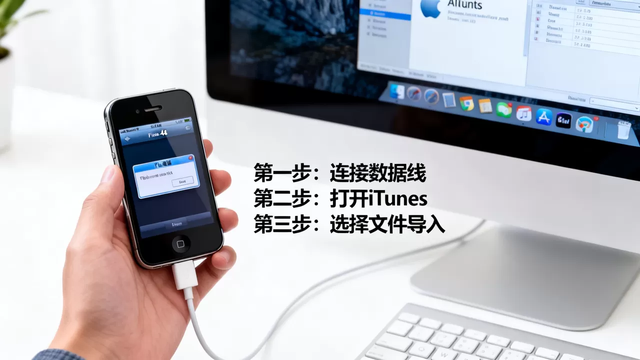 iphone4s怎么导入文件，iphone4s导入文件教程