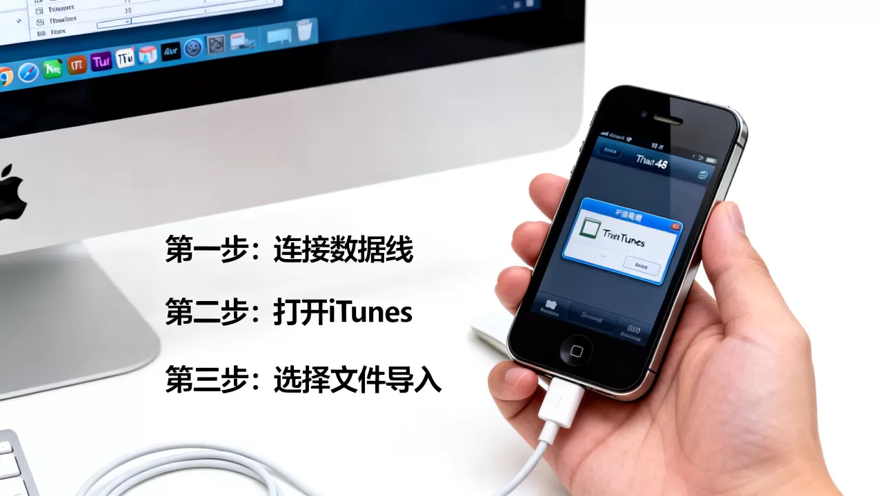 iphone4s怎么导入文件，iphone4s导入文件教程