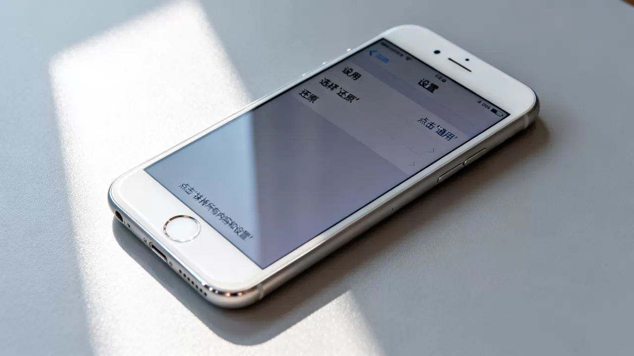 iphone6怎么出厂设置，iPhone6恢复出厂设置方法
