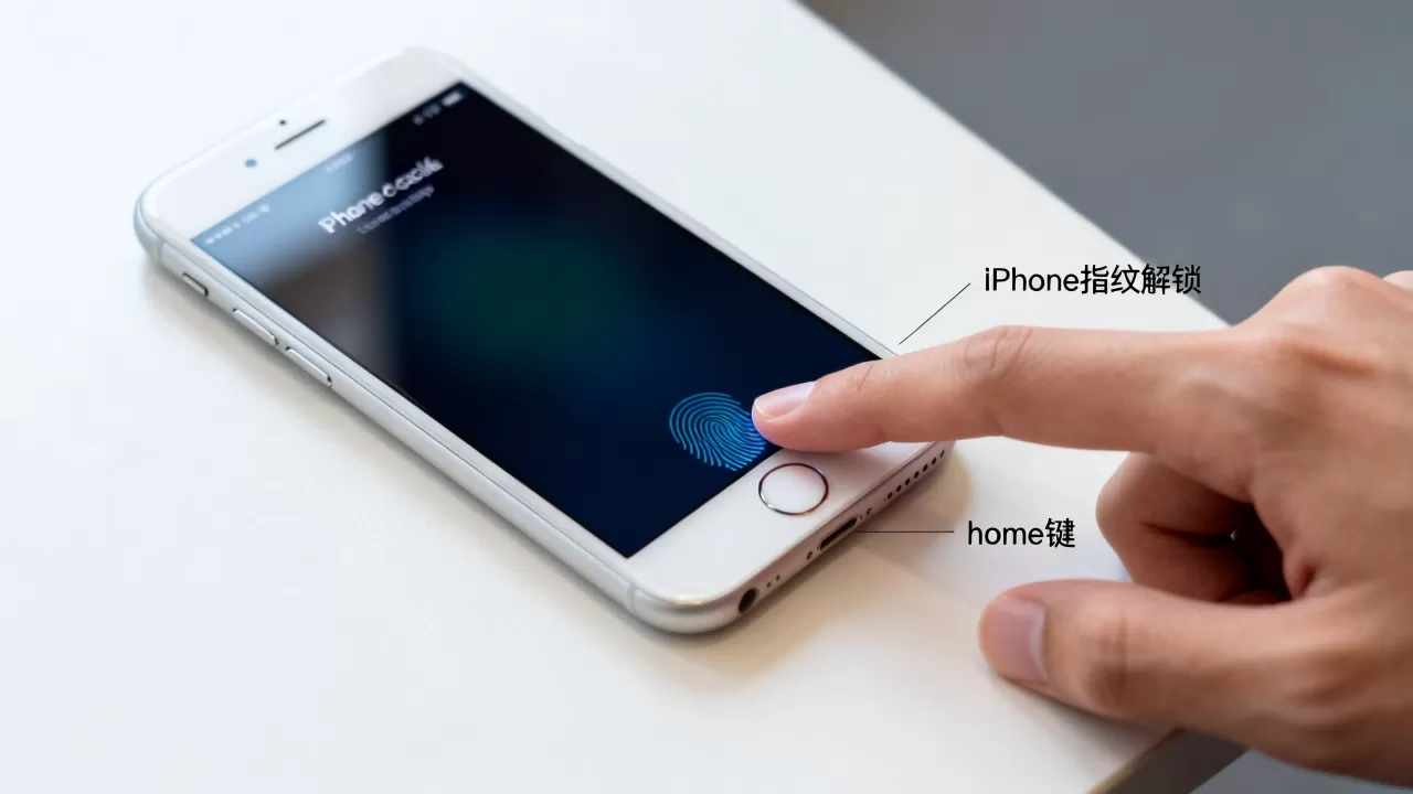 iPhone指纹解锁用home键吗，iPhone指纹解锁
