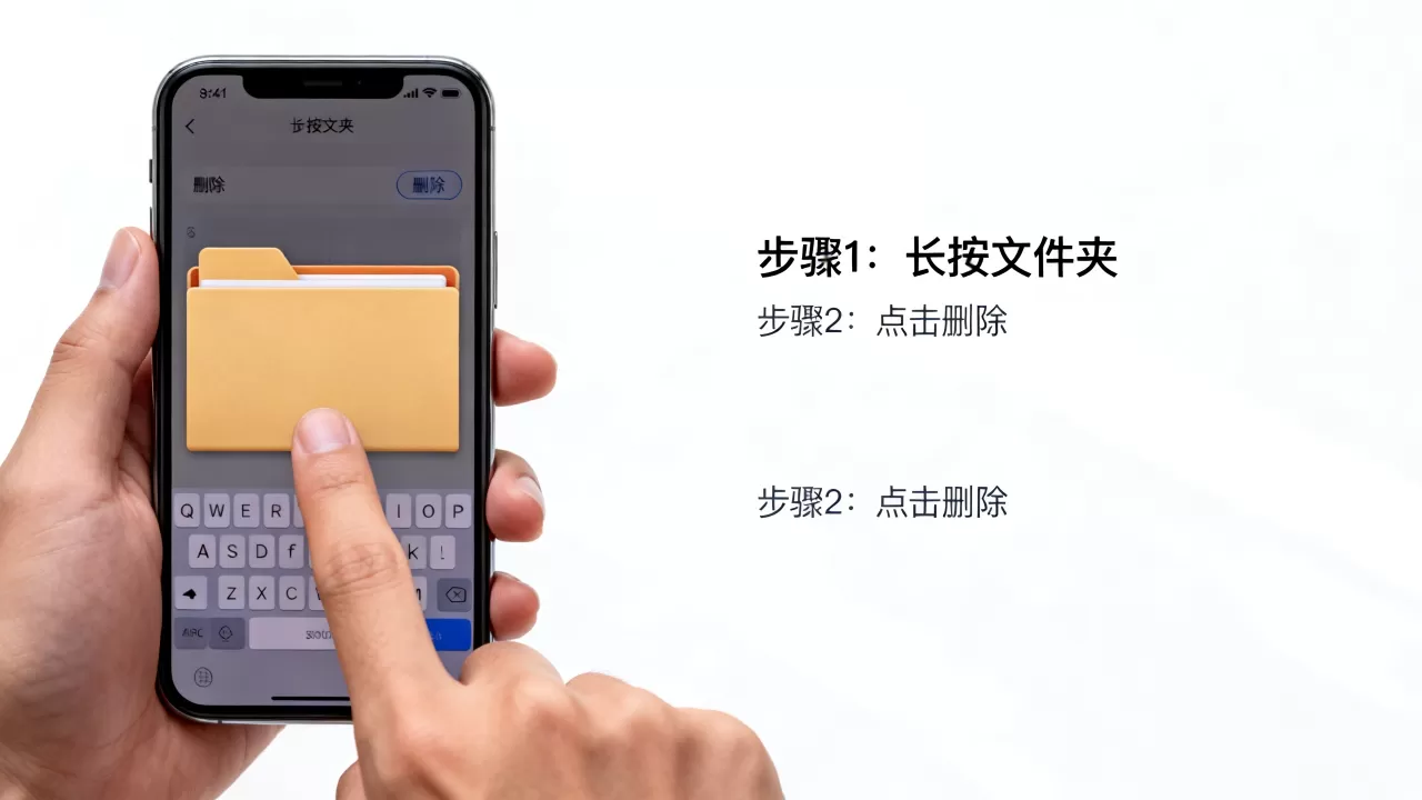 iphone如何删除文件夹，苹果手机删除文件夹方法
