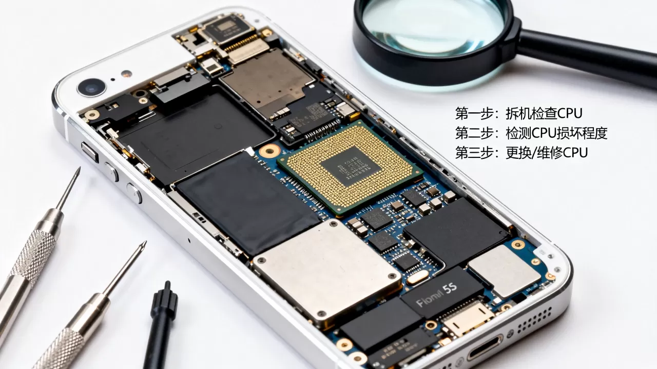 iphone5s cpu坏了怎么办？手机cpu损坏维修多少钱