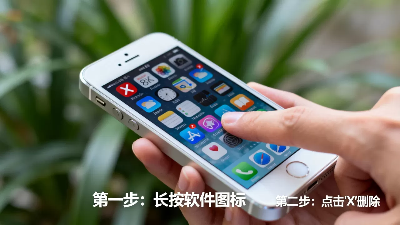 iphone5s卸载软件怎么操作，iphone5s卸载软件
