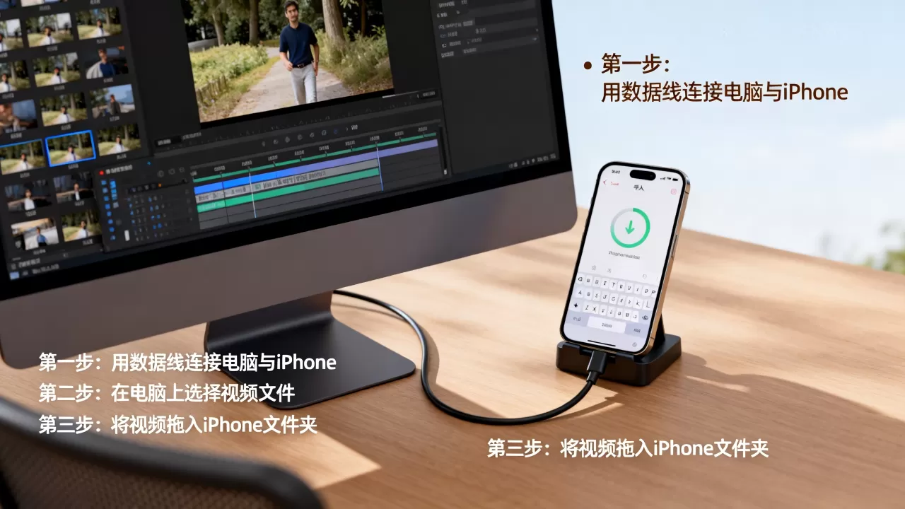 从电脑上传视频到iphone，iphone怎么导入电脑视频