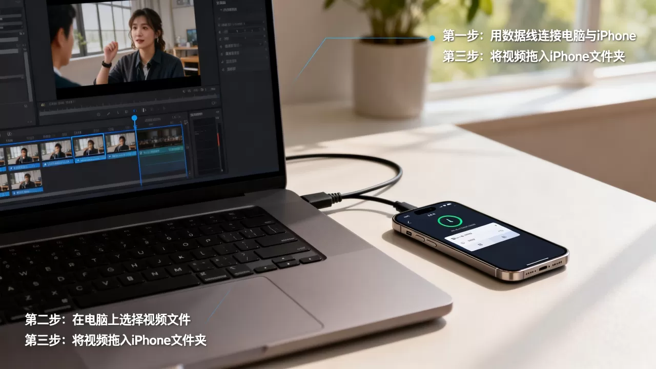 从电脑上传视频到iphone，iphone怎么导入电脑视频