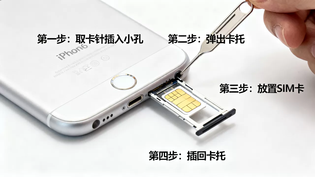 iPhone6怎么换SIM卡，iPhone6更换SIM卡教程
