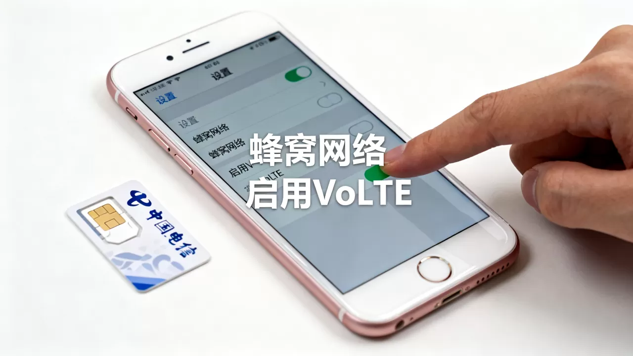 iPhone6s电信卡VoLTE怎么开？电信VoLTE设置教程