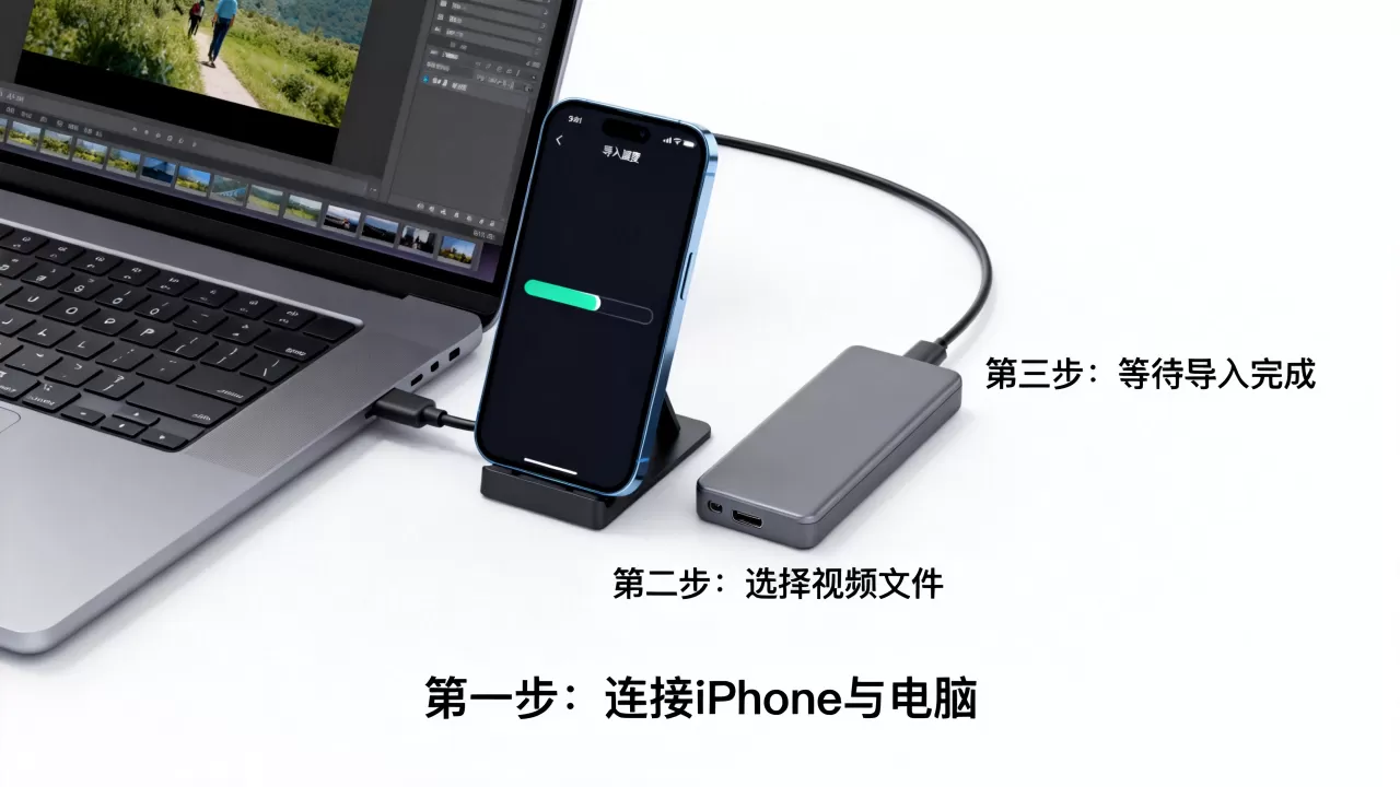 怎么上传视频到iphone，iPhone导入视频教程