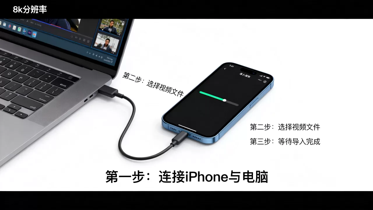 怎么上传视频到iphone，iPhone导入视频教程