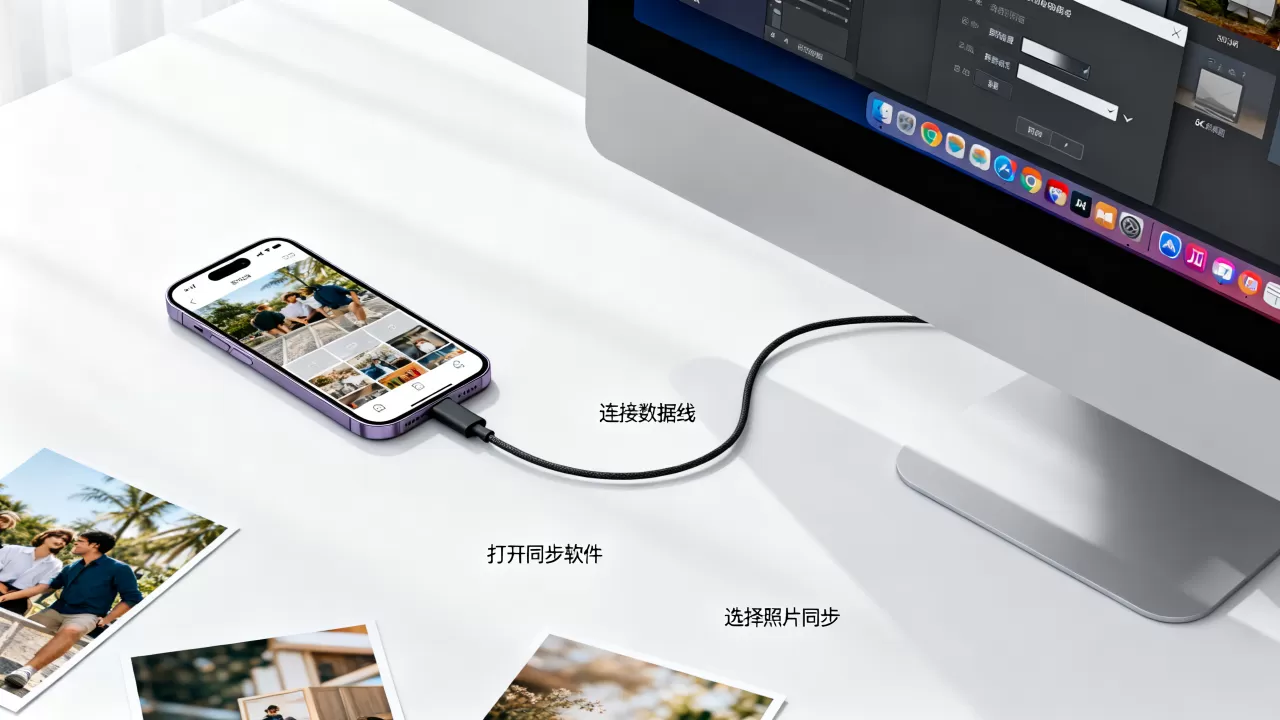 换电脑后如何同步iPhone照片？iPhone照片同步到电脑方法