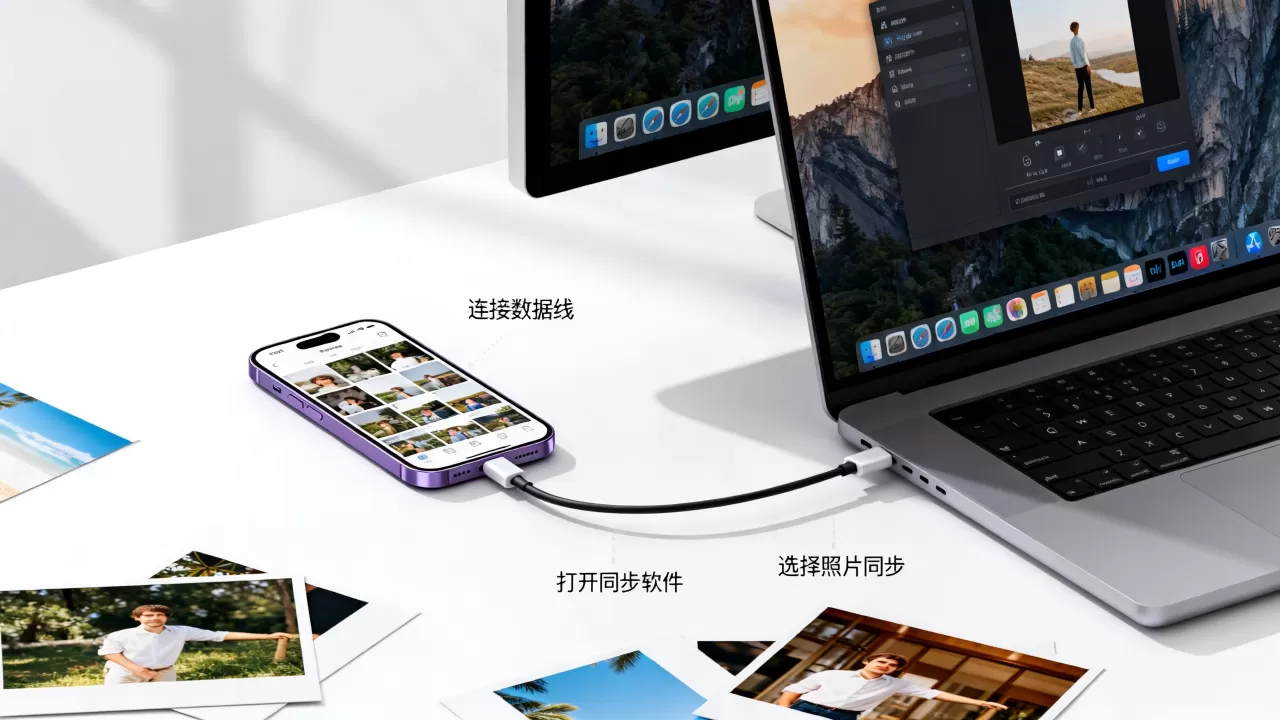 换电脑后如何同步iPhone照片？iPhone照片同步到电脑方法