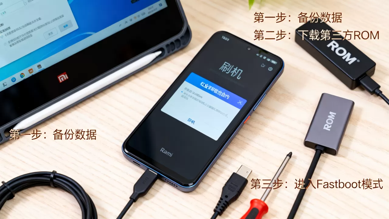 红米移动合约机刷机教程，移动合约机解锁刷第三方ROM