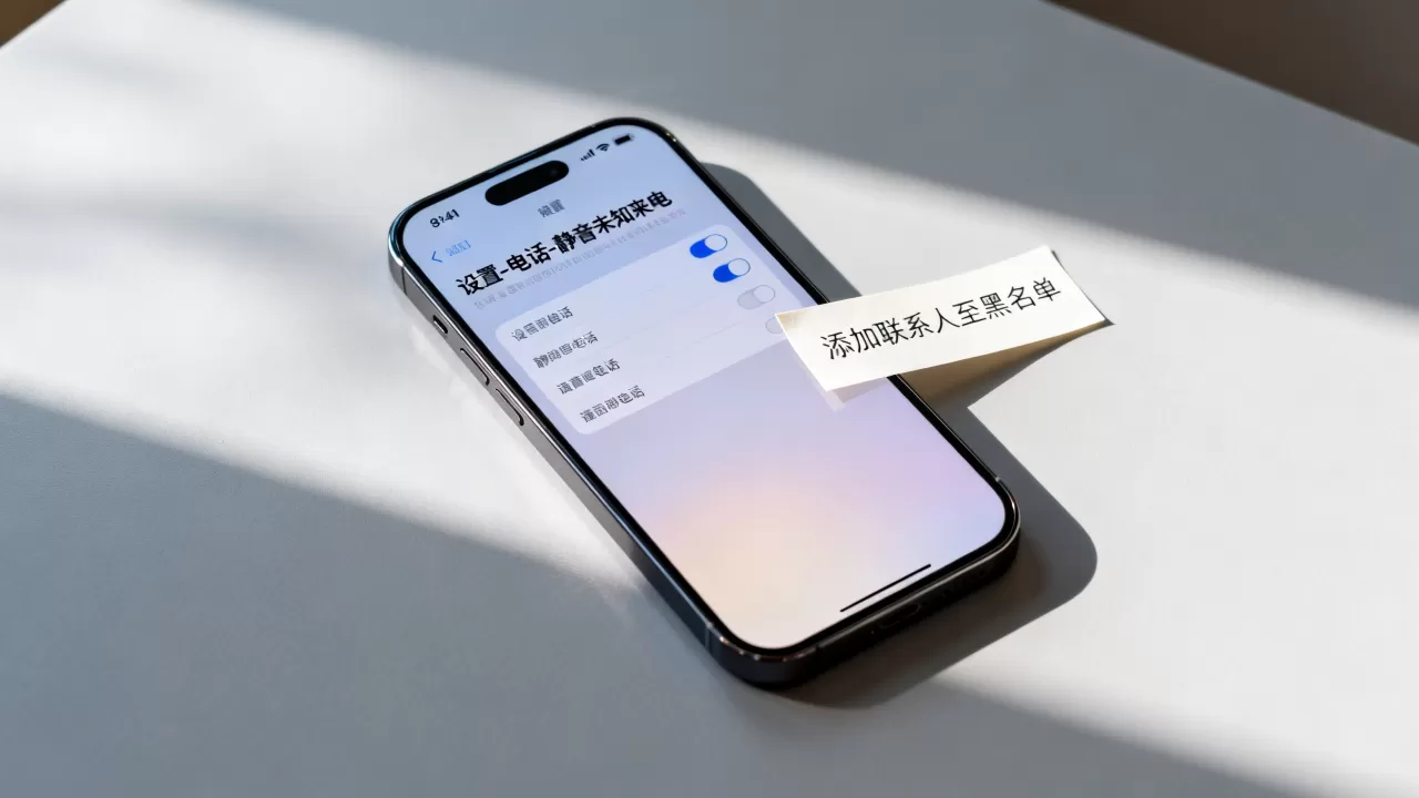 iPhone不越狱怎么拦截骚扰电话，iphone骚扰拦截