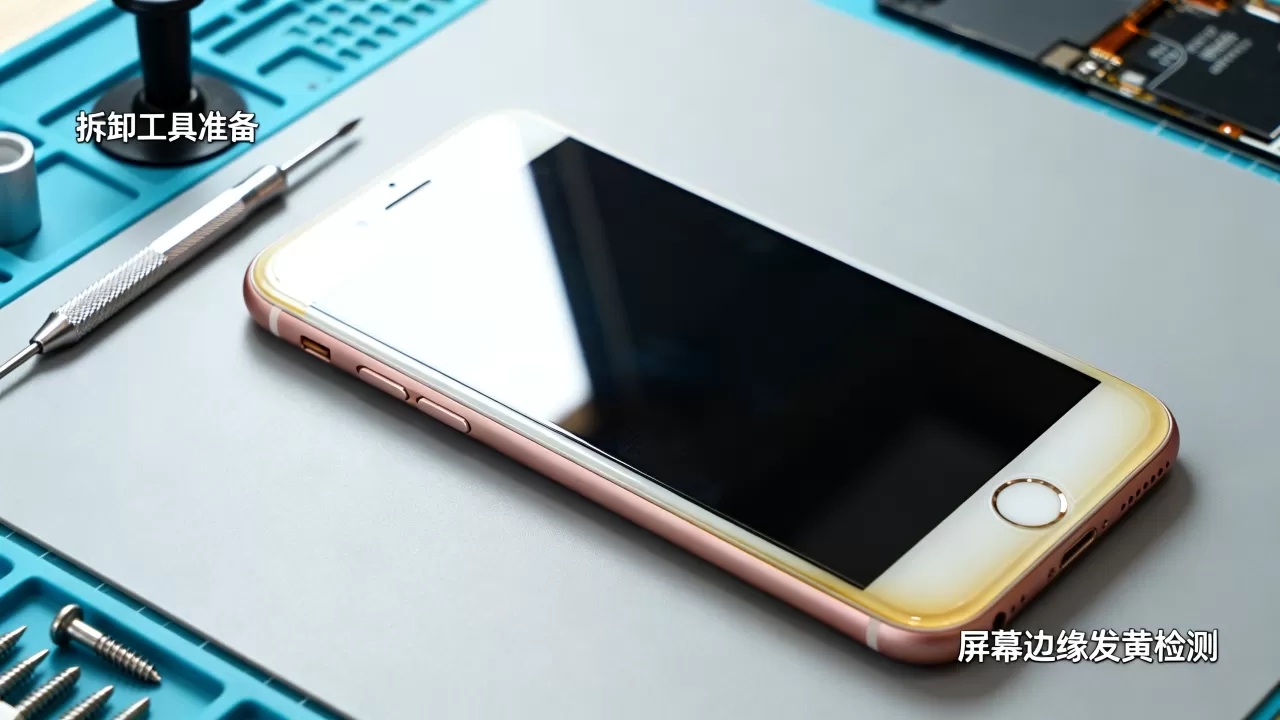 iPhone6屏幕边缘发黄怎么修复?iPhone6屏幕维修 iPhone6屏幕边缘发黄怎么修复?iPhone6屏幕维修