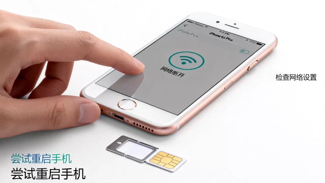 iphone6splus网络突然断开怎么办，iphone6splus网络不稳定