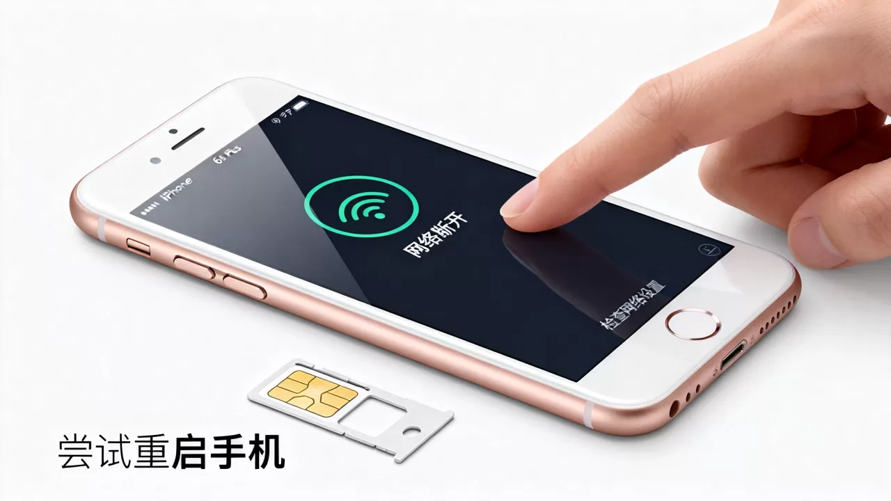 iphone6splus网络突然断开怎么办，iphone6splus网络不稳定