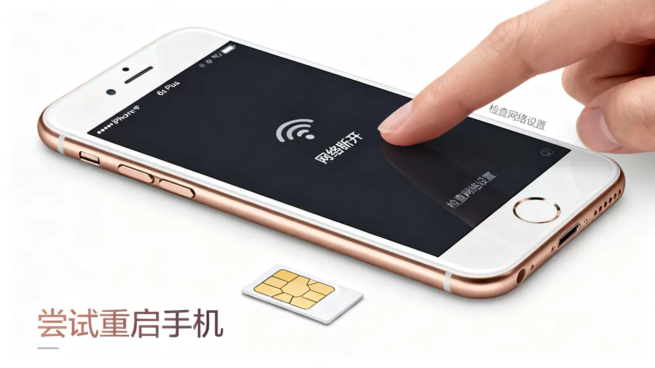 iphone6splus网络突然断开怎么办，iphone6splus网络不稳定