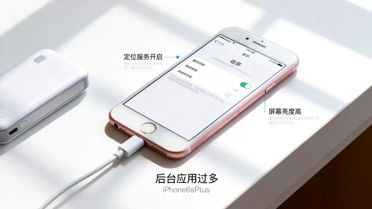 iPhone6sPlus费电怎么办，iPhone6sPlus费电