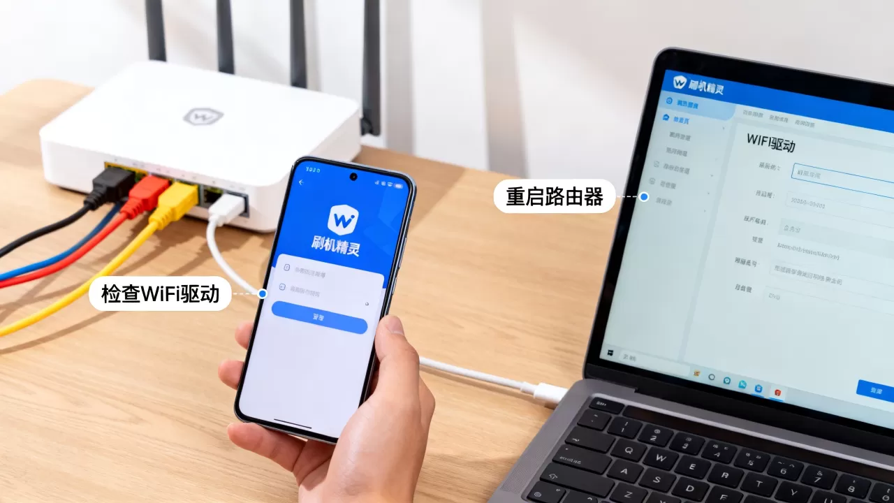 刷机精灵连不上WiFi怎么办,刷机精灵WiFi驱动 刷机精灵连不上WiFi怎么办,刷机精灵WiFi驱动