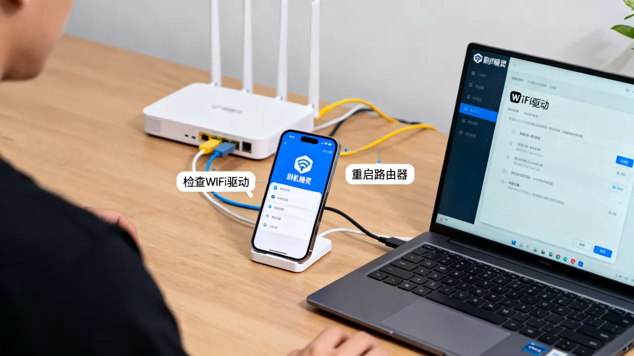 刷机精灵连不上WiFi怎么办,刷机精灵WiFi驱动 刷机精灵连不上WiFi怎么办,刷机精灵WiFi驱动
