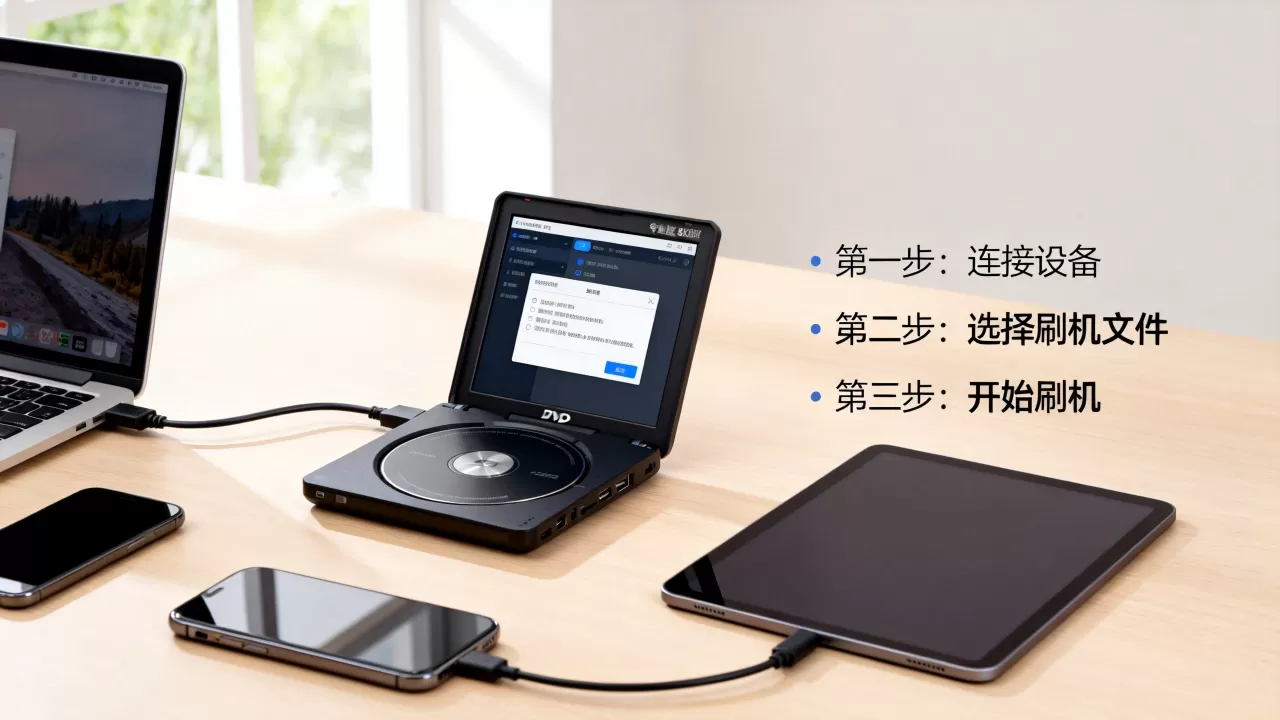 移动dvd刷机教程，移动dvd刷机后没信号