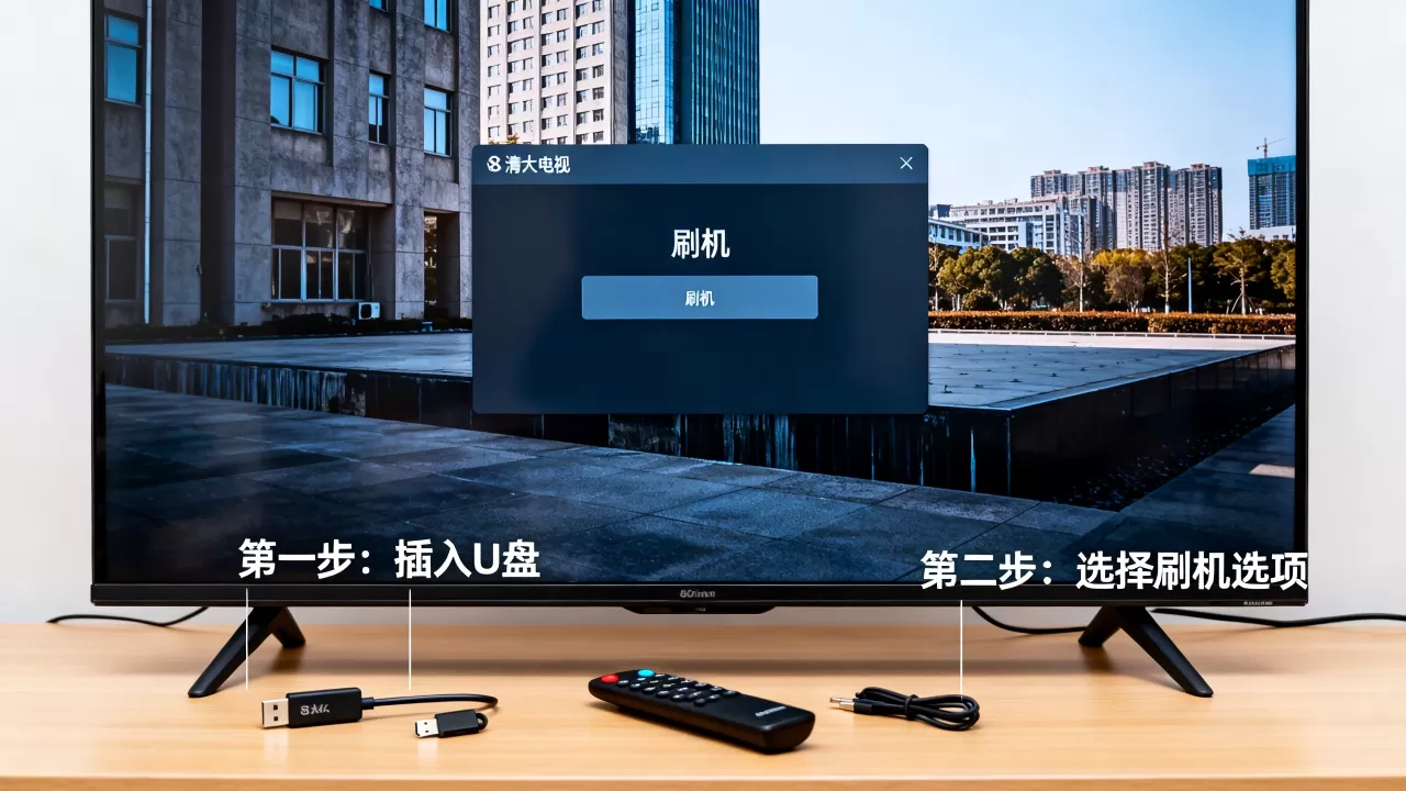 清大电视刷机教程，清大电视刷机方法