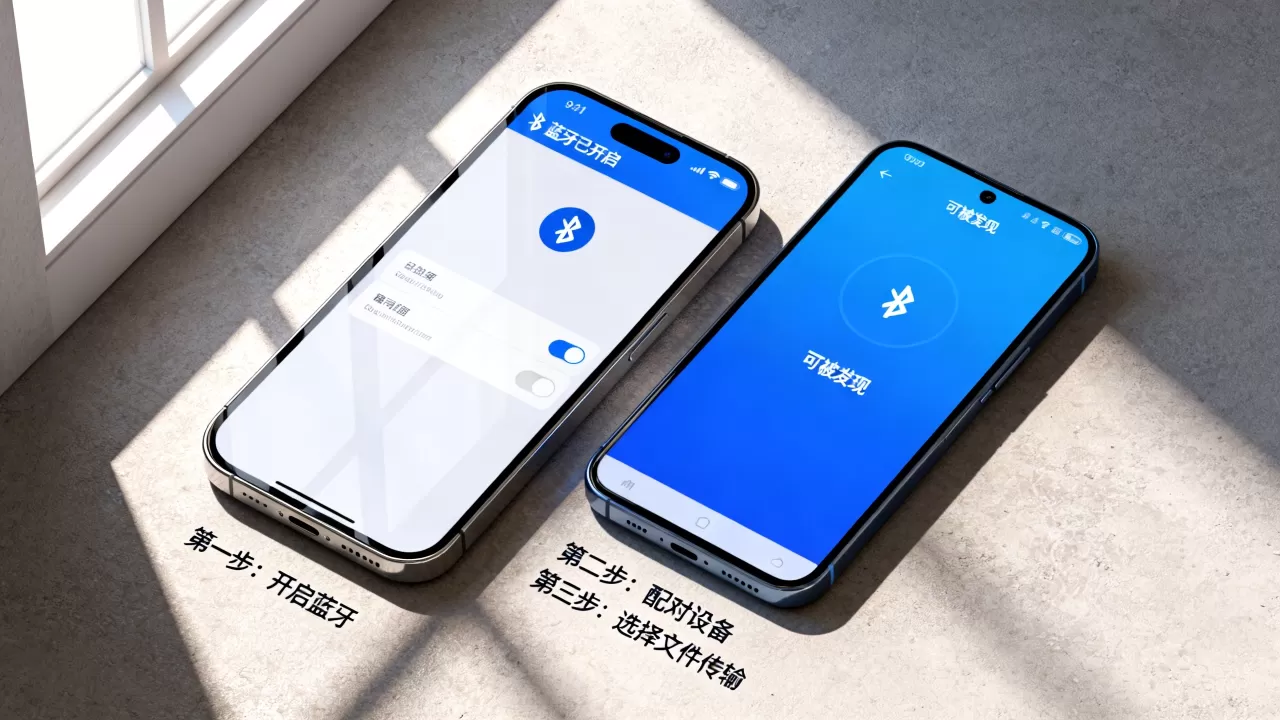 iphone蓝牙怎么给安卓手机传文件,苹果手机蓝牙连接安卓手机方法 iphone蓝牙怎么给安卓手机传文件,苹果手机蓝牙连接安卓手机方法