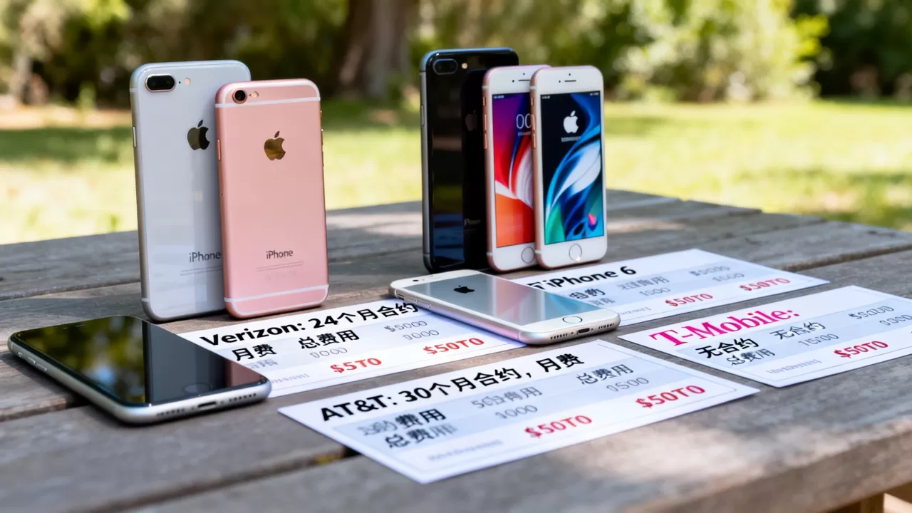 美国iPhone6合约机怎么买最划算?价格套餐对比攻略 美国iPhone6合约机怎么买最划算?价格套餐对比攻略
