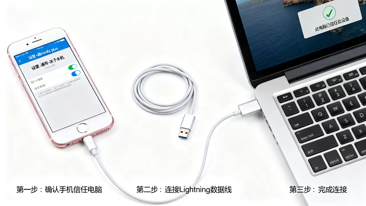 iphone6s plus怎么连接电脑,6s plus连接电脑的步骤是什么 iphone6s plus怎么连接电脑,6s plus连接电脑的步骤是什么