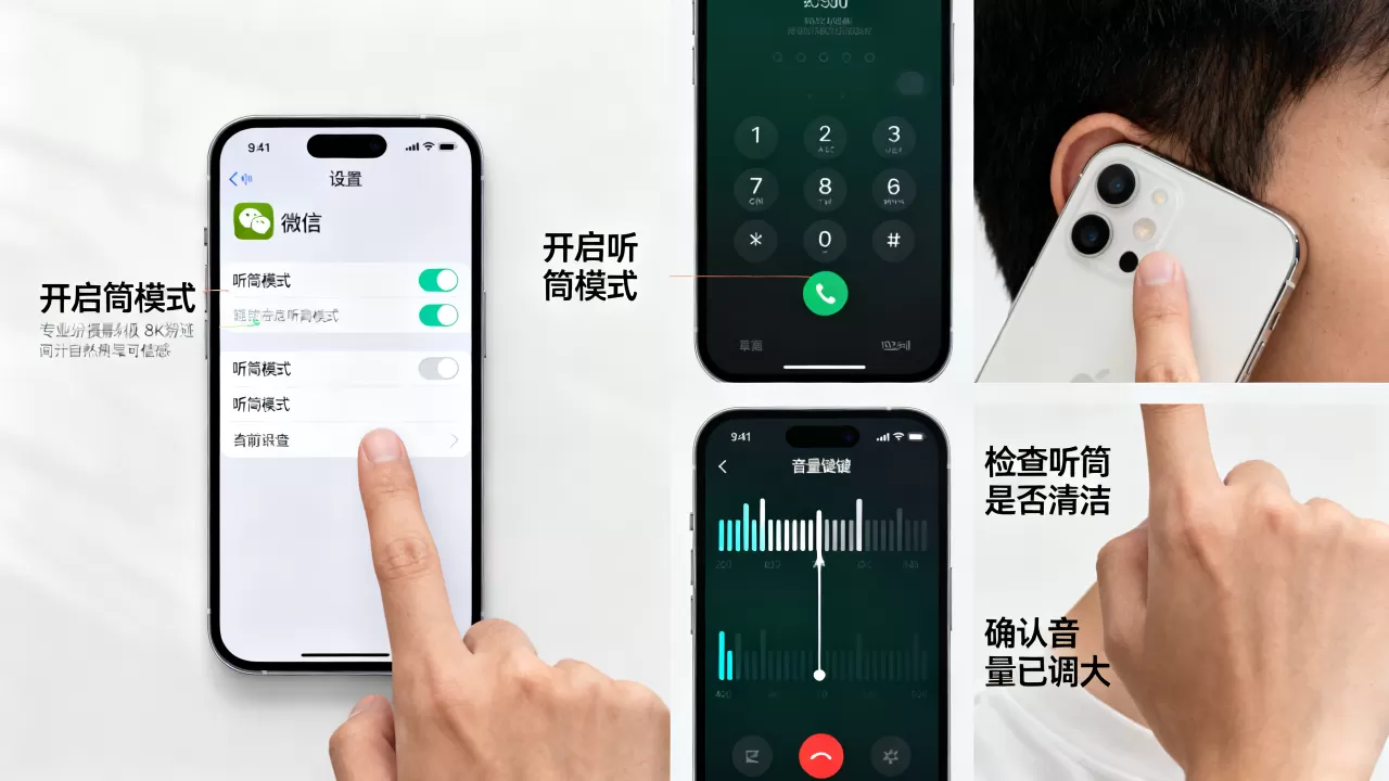 iPhone微信听筒模式怎么设置?,iPhone微信听筒模式没声音怎么办 iPhone微信听筒模式怎么设置?,iPhone微信听筒模式没声音怎么办