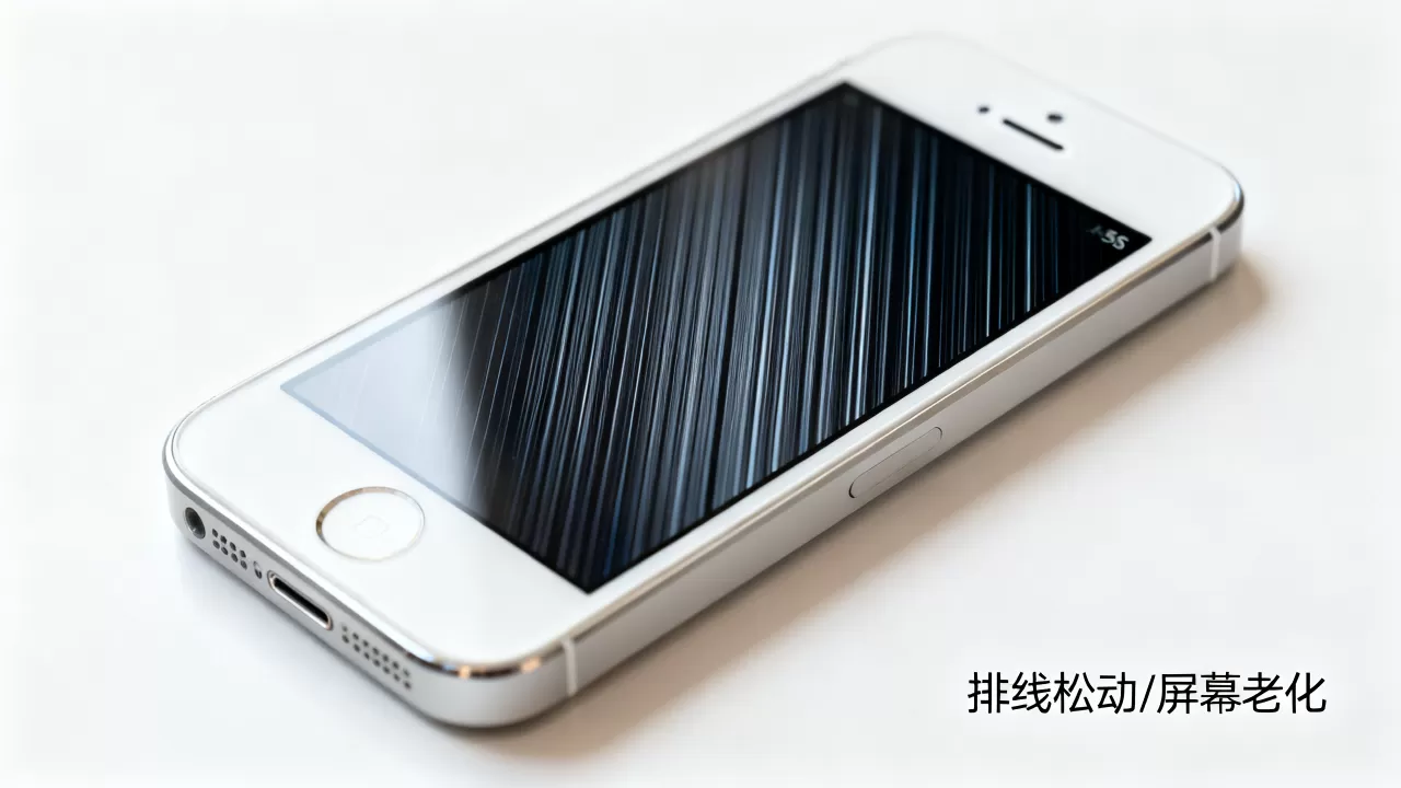 iphone5s屏幕出现竖纹怎么办,是什么原因? iphone5s屏幕出现竖纹怎么办,是什么原因?
