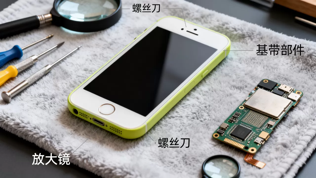 iPhone5c基带坏了怎么办？，iPhone5c基带怎么修？